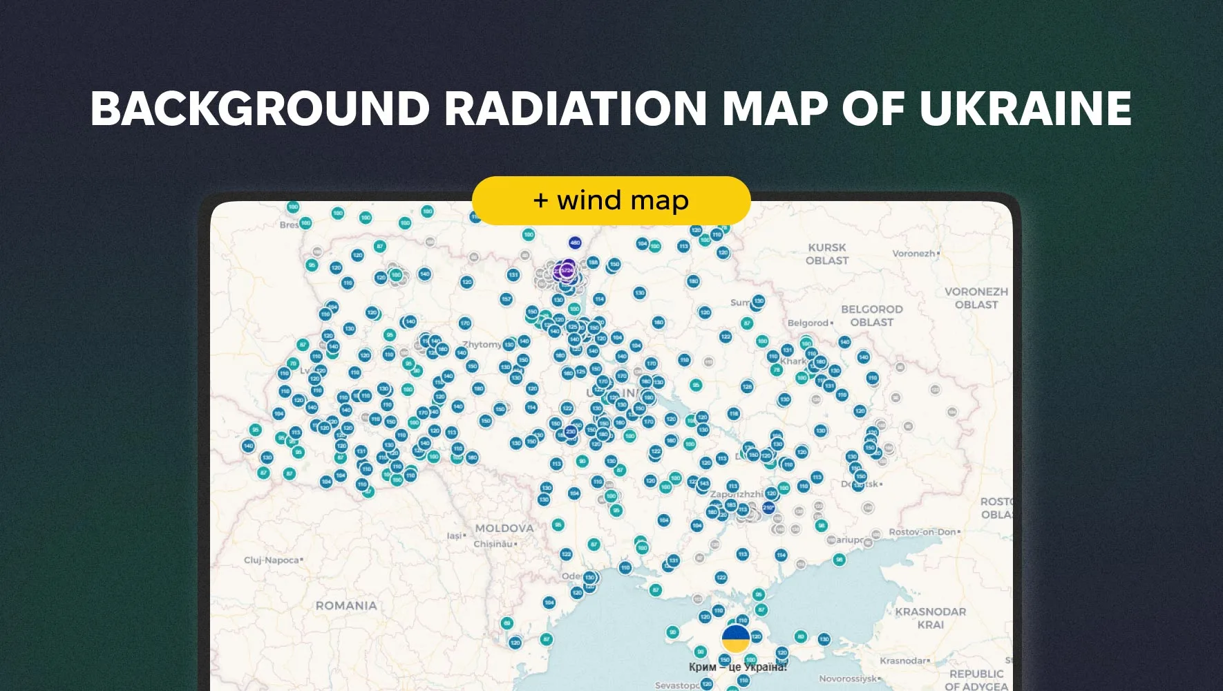 Mapa záření